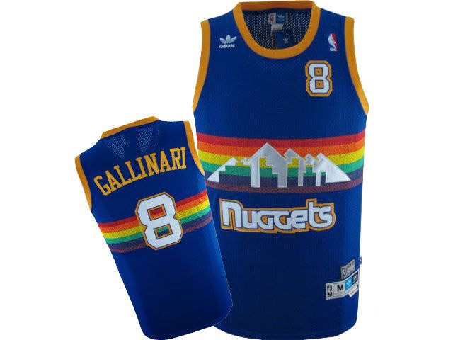 Discount NBA Denver Nuggets Gallinari 8 Swingman Home Adidas Jerseys